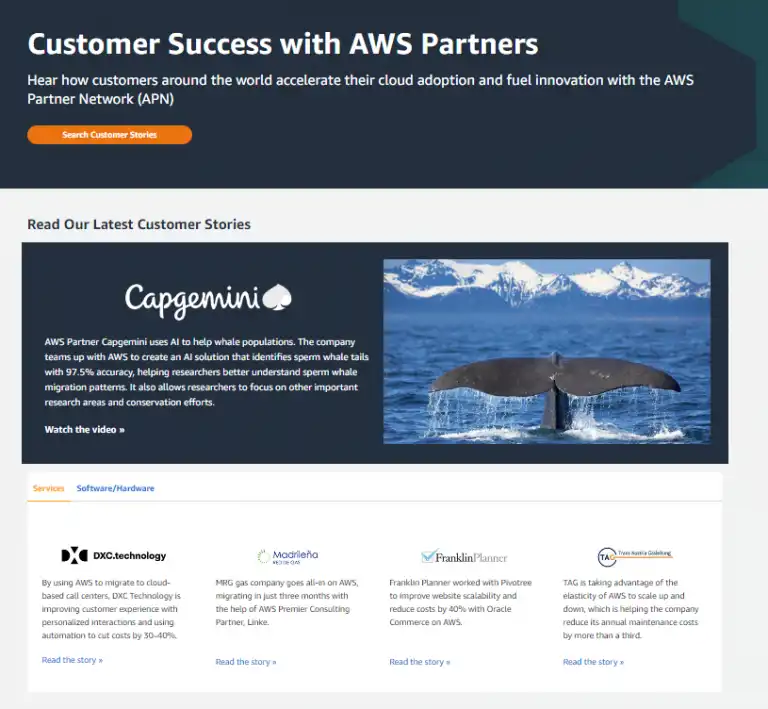 AWS customer testimonials case studies