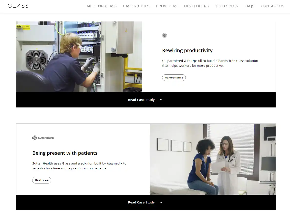 Google Glasses customer testimonials