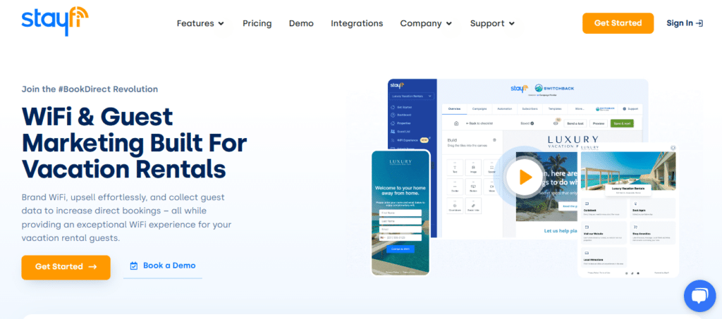 SaaS Marketing Guide: Strategies, Challenges, and Benefits StayFi Website HomePage Explainer Video Embed