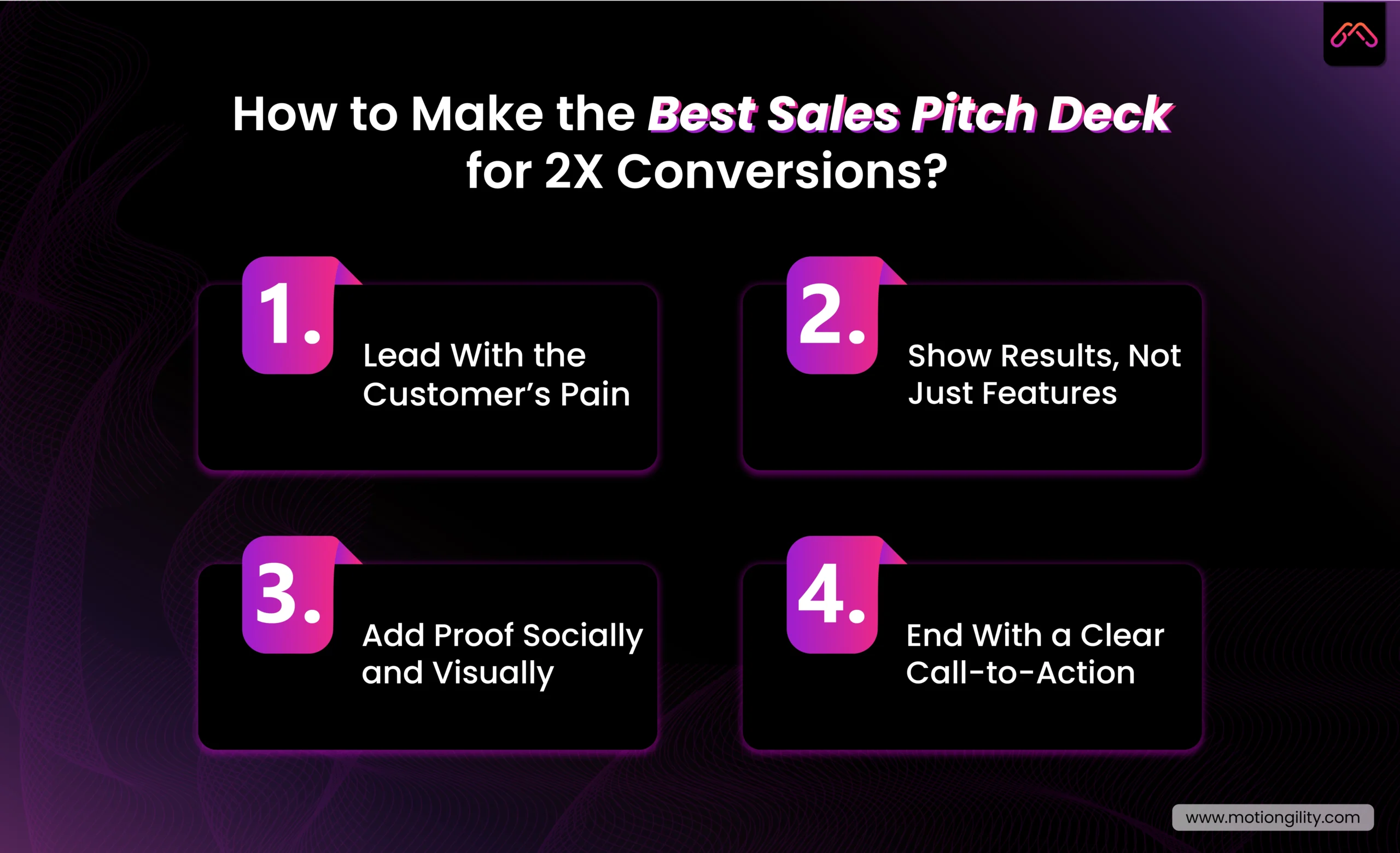 How to Make the Best Sales Pitch Deck for 2X Conversions