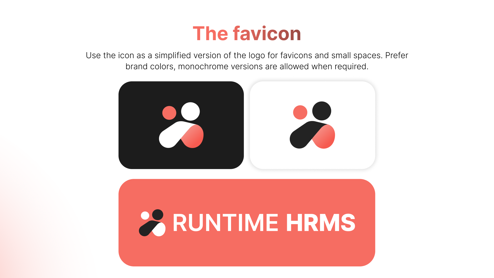 Runtime HRMS Brand Guideline