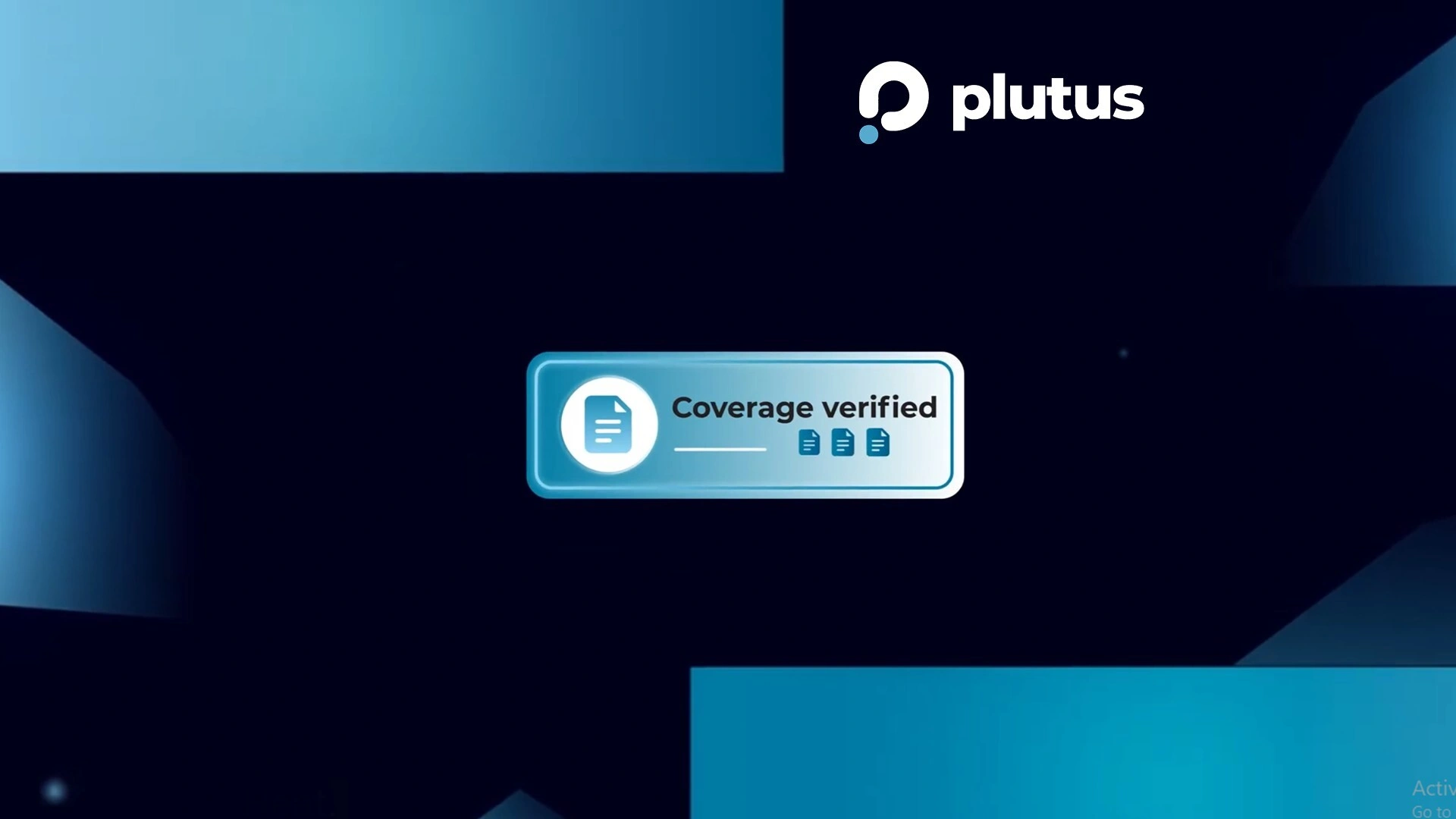 Plutus platform interface showing coverage verified status