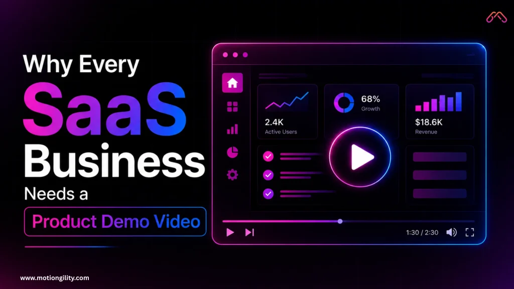 Product demo video explaining SaaS software features to improve user onboarding, increase conversions, and boost customer engagement