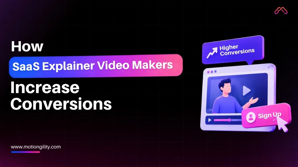 SaaS explainer video boosting conversions with signup UI flow