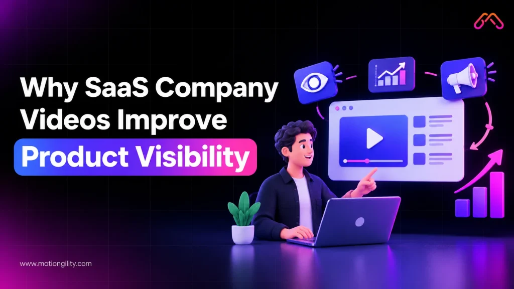 SaaS company videos improve product visibility through engaging visuals